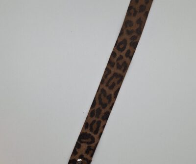 Speenkoord leopard leer